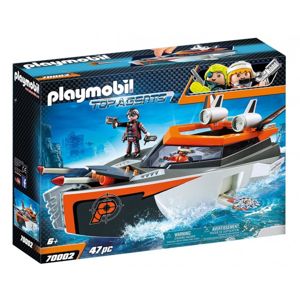 Playmobil 70002 Spy Team Turbo loď