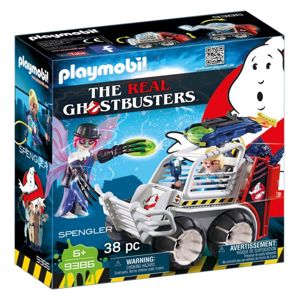Playmobil 9386 The Real Ghostbusters Spengler ve vozidle s klecí