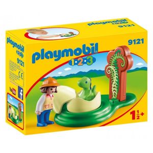Playmobil 9121 Dívka a líhnoucí se dinosaurus