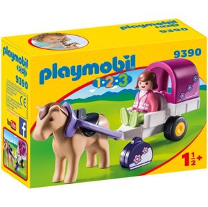 Playmobil 9390 Povoz s koňmi