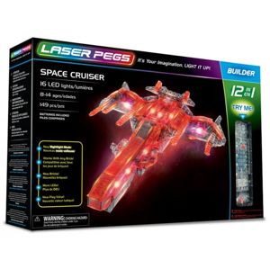 Laser Pegs 12 In 1 Space Cruiser 12010