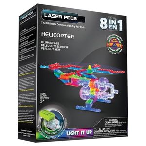 Laser Pegs 8v1 Scout Helicopter G1270B