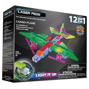 Laser Pegs 12v1 Cargo Plane G1670B