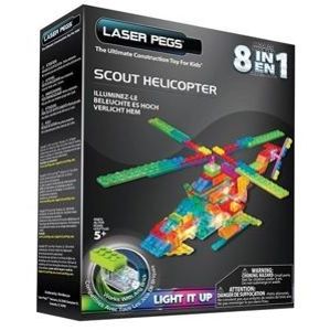 Laser Pegs 8v1 Scout Helicopter PB2150B