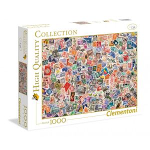 Clementoni PUZZLE 1000 EL HQ Stamps 39387
