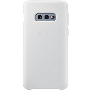 Samsung Leather Cover pro Galaxy S10e bílá EF-VG970LW
