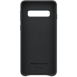 Samsung Leather Cover pro Galaxy S10 černá EF-VG973LB