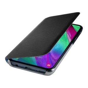 Samsung Wallet Cover pro Galaxy A40 černý
