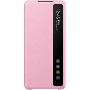 Samsung Clear View Cover pro Galaxy S20+ růžový EF-ZG985CPEGEU