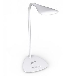 Techly stolní LED lampička s nabíječkou Qi pro smartphony (101706)