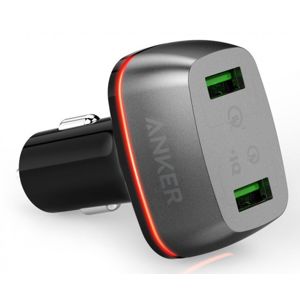 Anker PowerDrive+ 2 Quick Charge 3.0 czarny