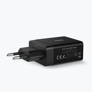 Anker 24W 2-Port USB Charger EU czarny + kabel micro USB