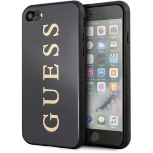 Guess Hard Case do iPhone 7/8 černý/Classic Double Layer Glitter