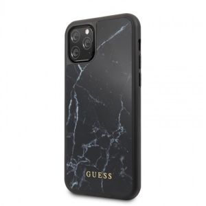 Guess Hard Case do iPhone 11 Pro czarny/Marble
