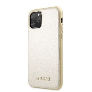 Guess Hard Case do iPhone 11 Pro złoty/Iridescent