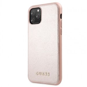 Guess Hard Case do iPhone 11 Pro różowo-złoty/Iridescent