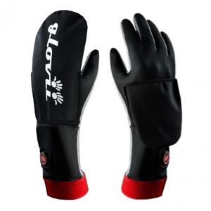 Glovii vyhřívané nepromokavé rukavice, XL, černé