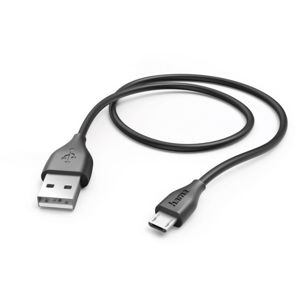 Hama kabel micro USB 1.4m, černý (173610)