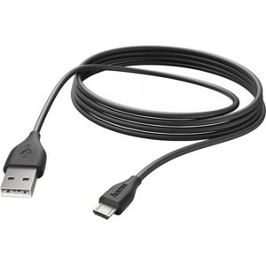 Hama kabel micro USB 3.0m, černý (173788)