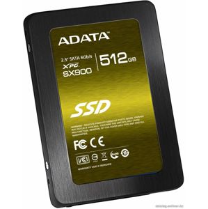 ADATA XPG SX900 SSD 2.5'' 512GB 540/465 MB/s 85k IOPs TRIM, RAID SATA3 [ASX900S3-512GM-C]