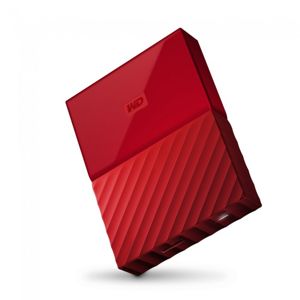 WD My Passport 1TB, 2,5", USB3.0, červený WDBYNN0010BRD-WESN