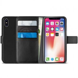 Puro Booklet Wallet Case pro iPhone XR černé