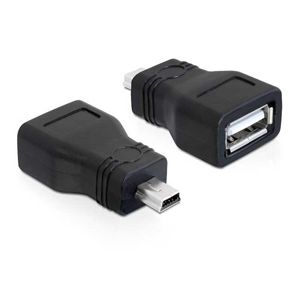 DeLock adaptér USB 2.0 (F) - mini USB (M) - 65277