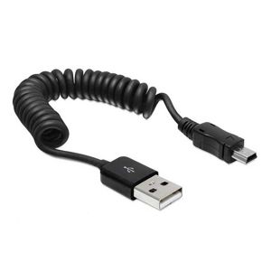 DeLock kroucený kabel USB 2.0 A samec > USB mini samec - 8316