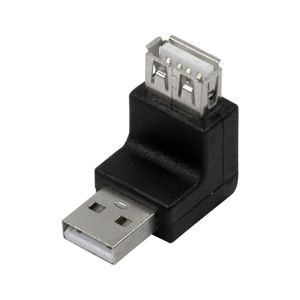 LogiLink adaptér USB 2.0 (M/F) 90° AU0027