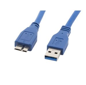 Lanberg micro USB 0.5m modrý [CA-US3M-10CC-0005-B]