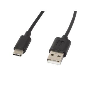 Lanberg USB-C 1.0m černý [CA-USBO-10CC-0010-BK]