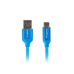 Lanberg Premium USB-C 1.0m modrý