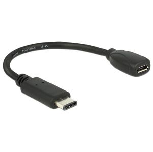 DeLock kabel USB typ C - micro USB(F) 0.15m - 65578