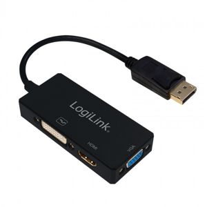 LogiLink adaptér DisplayPort - DVI/HDMI/VGA CV0109