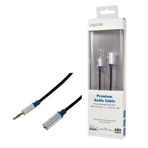 LogiLink Premium prodlužovací stereo kabel miniJack 1.5m BASE15