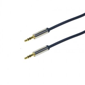 LogiLink stereo kabel miniJack 3.0m modrý CA10300