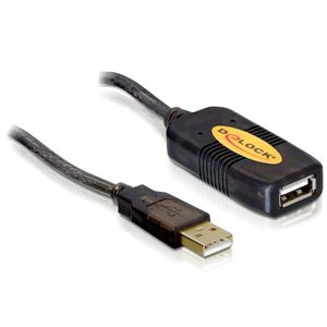 DeLock kabel USB 2.0 aktivní prodlužovač 5m - 82308
