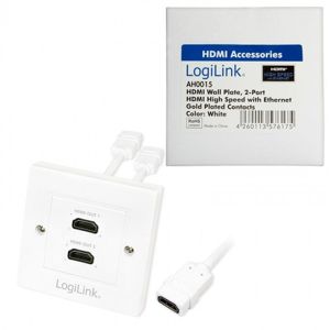 LogiLink zásuvka 2x HDMI AH0015