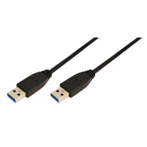 LogiLink kabel USB 3.0 (M/M) 1.0m, černý CU0038