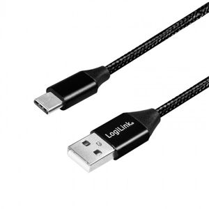 LogiLink USB-C 0.3m černý