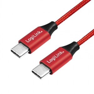 LogiLink USB-C 0.3m červený