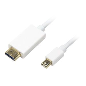 LogiLink kabel mini DisplayPort - HDMI 2.0m bílý CV0056