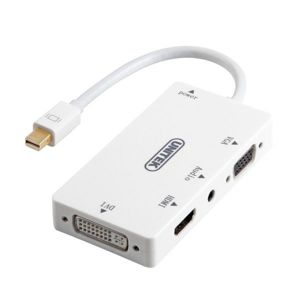 Unitek adaptér miniDisplayPort - HDMI/DVI/VGA/audio [Y-6354]