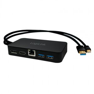 LogiLink adaptér mini DisplayPort - HDMI/DisplayPort/LAN/USB 3.0 CV0111