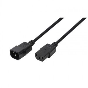 LogiLink prodlužovací síťový kabel VDE IEC-C13 - IEC-C14 1.8m CP091