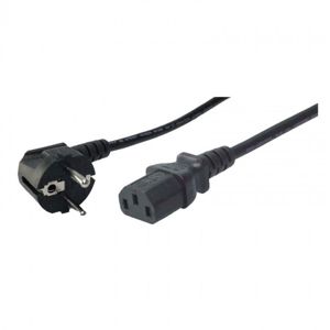 LogiLink síťový kabel VDE IEC-C13 3.0m 0°/90° CP095