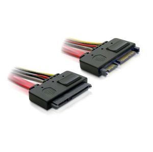 DeLock prodlužovací kabel SATA 22-pin M/F 0.5m - 84361