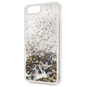 Karl Lagerfeld Hard Case pro iPhone 7 Plus/8 Plus černý-zlatý/Glitter