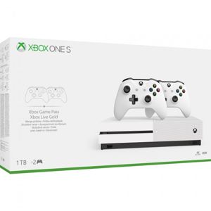 Microsoft Xbox One S 1TB + 2 ovladače 234-00607