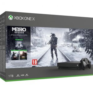 Microsoft Xbox One X 1TB + Metro Saga